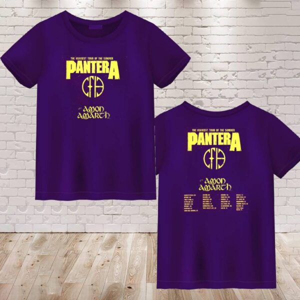 Pantera The Heaviest Tour Of The Summer 2025 T-shirt-a J4hplc1