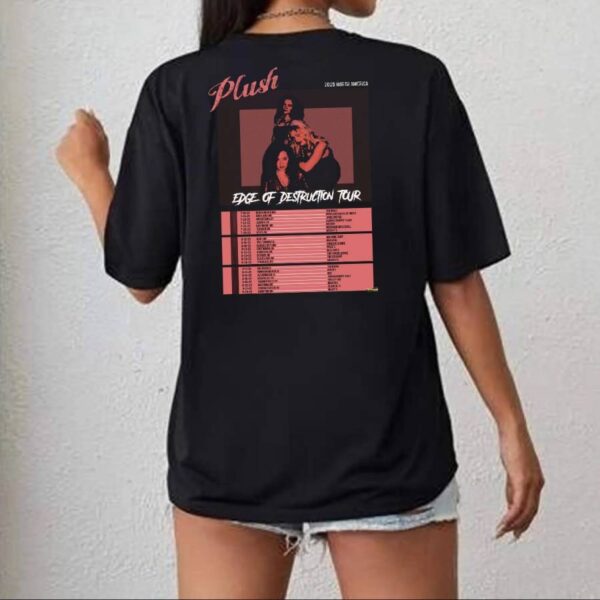 Plush Edge Of Destruction Tour 2025 North America T-shirt-c OygIHFD