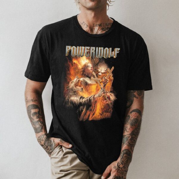 Powerwolf Joan Of Arc T-shirt-a EOgbLeC
