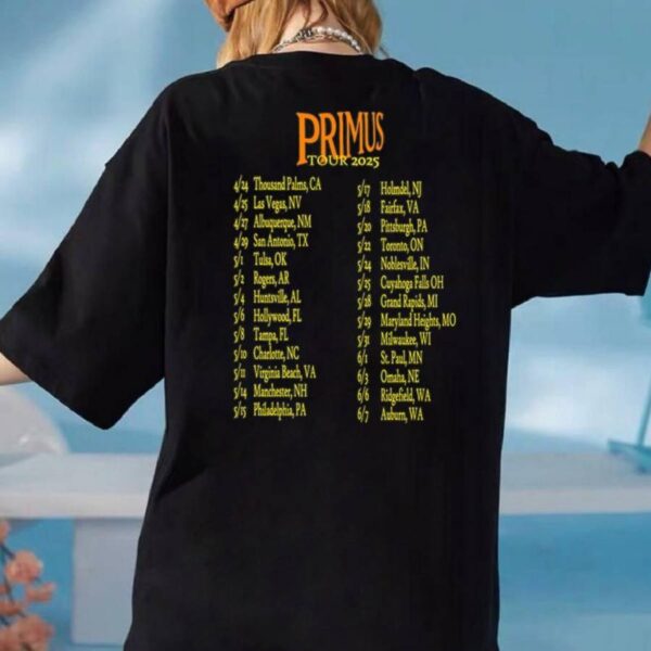Primus Sessanta Tour 2025 T-shirt-b BGNZdzD
