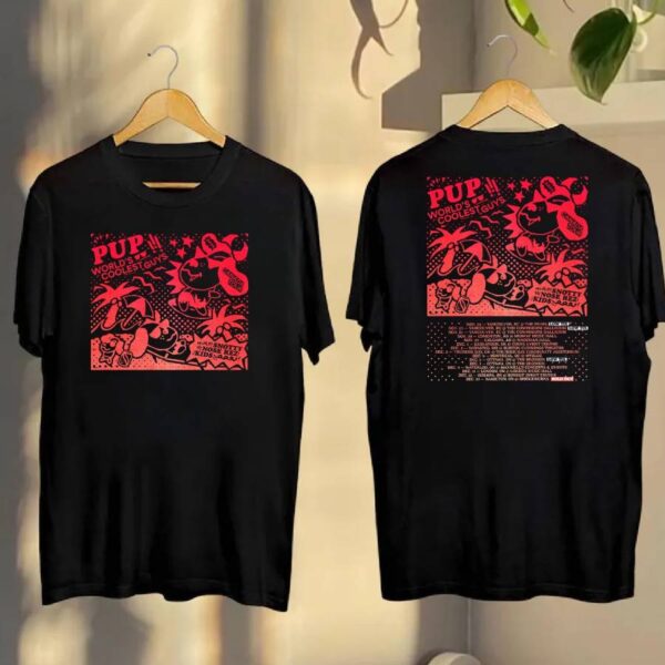 Pup The World's Coolest Guys Canada Tour 2025 T-shirt D8gSpWF