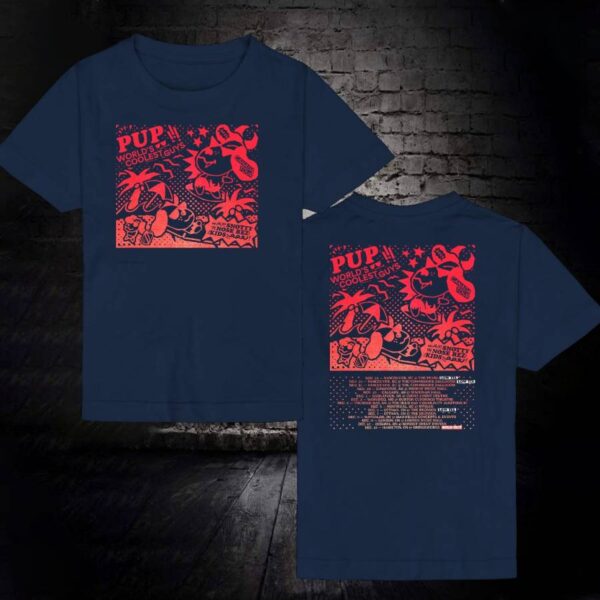 Pup The World's Coolest Guys Canada Tour 2025 T-shirt-a Etu9kX5