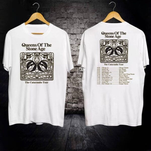 Queen Of The Stone Age The Catacombs Tour 2025 T-shirt bhAJ5UP