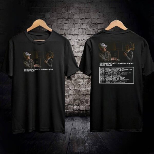 Reggae Roast X Mr Williamz 2025 Tour T-shirt-a VmqMhlK