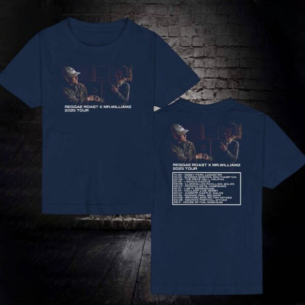 Reggae Roast X Mr Williamz 2025 Tour T-shirt-b p3sjetK