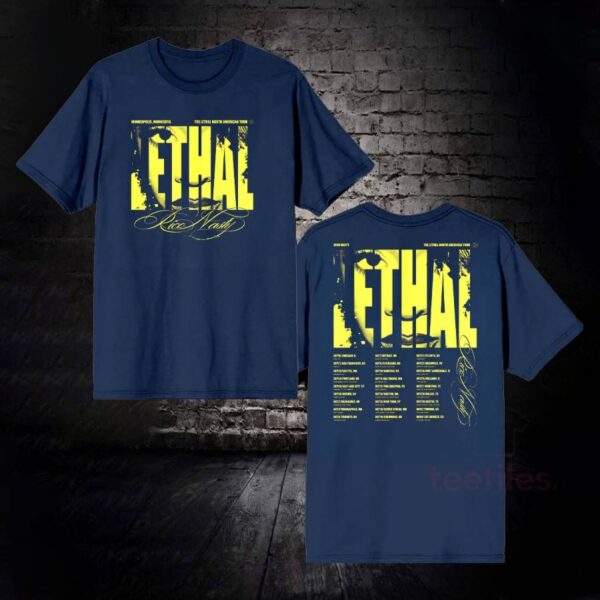 Rico Nasty The Lethal North American Tour 2025 T-shirt-a 0zqMdGX