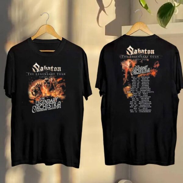 Sabaton The Legendary Tour Europe 2025 T-shirt 2U1uFZN