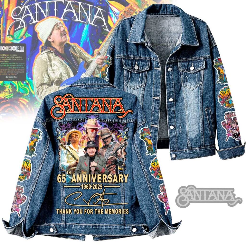 Santana 65th Anniversary 1960-2025 Denim Jacket - Ricardo