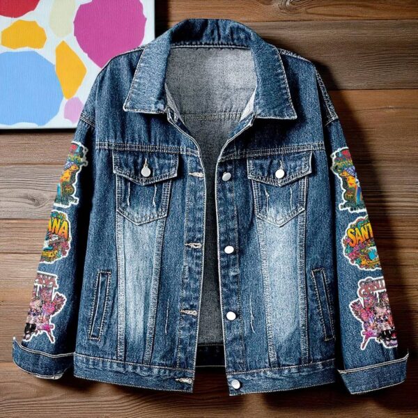 Santana 65th Anniversary 1960-2025 Denim Jacket-a sSbcS7oKPs hZk8xIV