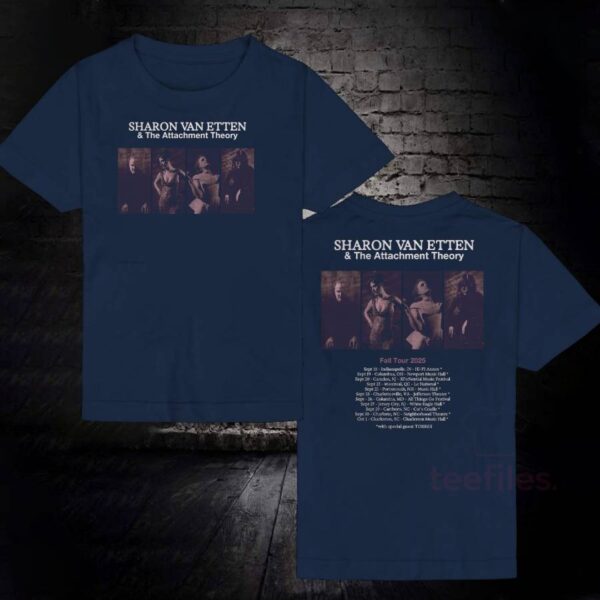 Sharon Van Etten & The Attachment Theory Fall Tour 2025 T-shirt-a wyKJBdY