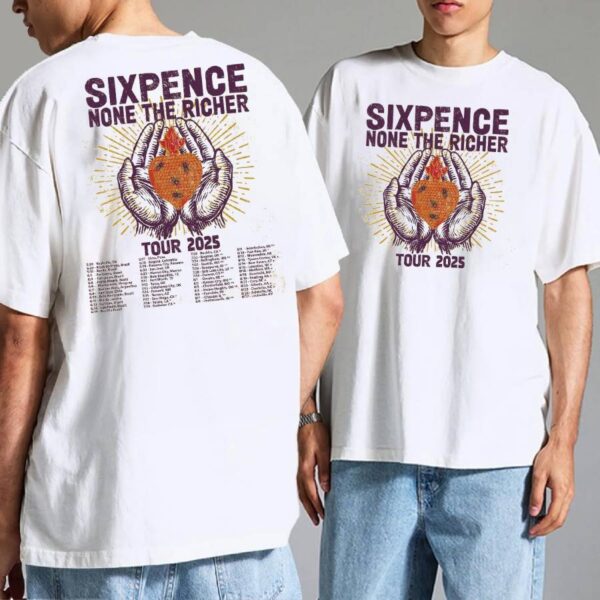 Sixpence None The Richer Tour 2025 T-shirt Zzr1aeo