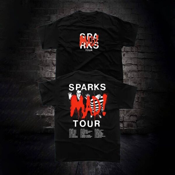 Sparks Mad Tour 2025 T-shirt 9KfNvpd