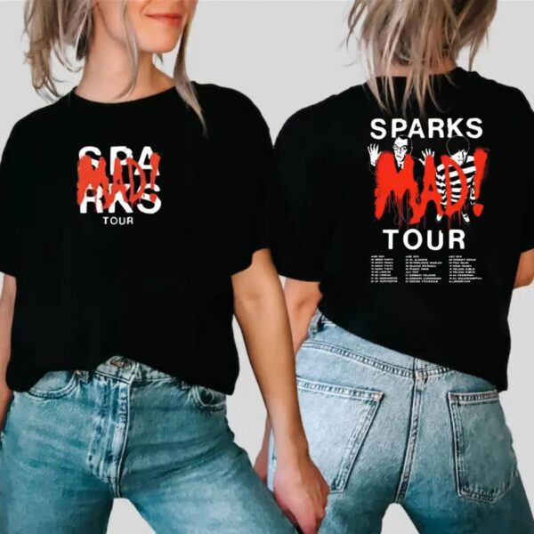 Sparks Mad Tour 2025 T-shirt-a JDpkBA8