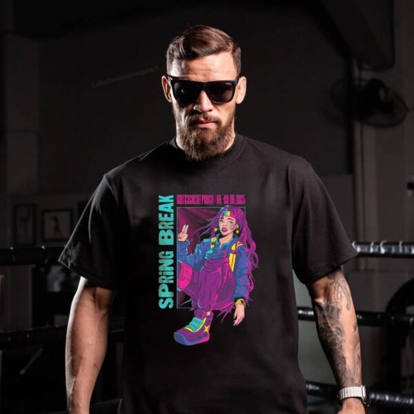 Sputnik Spring Break Festival Superhelden 2025 T-shirt-a gGPIKQJ
