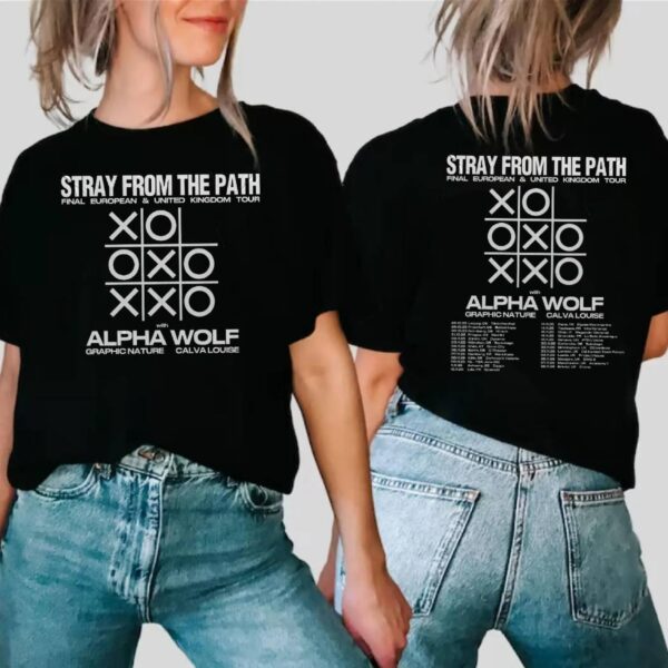 Stray From The Path Final Ukeu Tour 2025 T-shirt 9SLWOXC