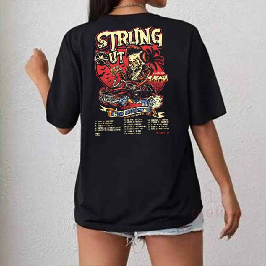 Strung Out 35 Years Anniversary Tour 1990-2025 T-shirt-b pRH19OE