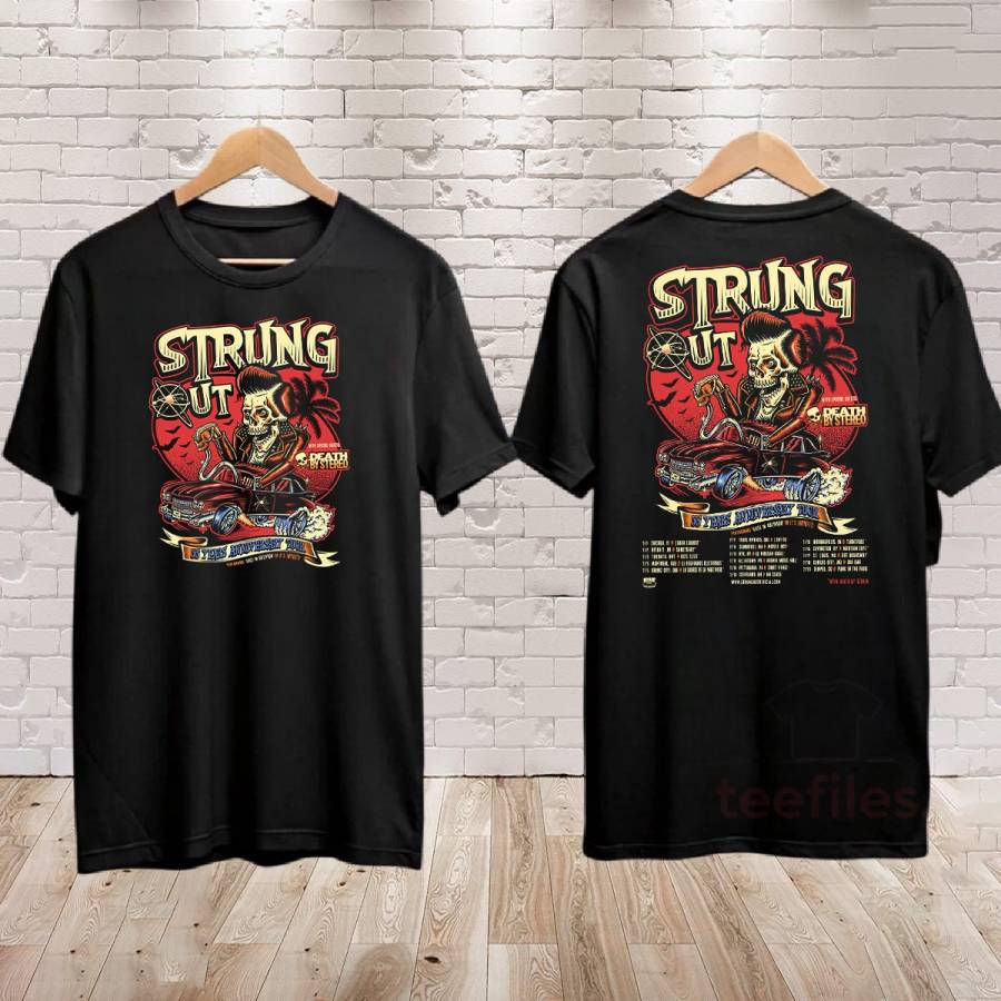 Strung Out 35 Years Anniversary Tour 1990-2025 T-shirt NUWL8hb