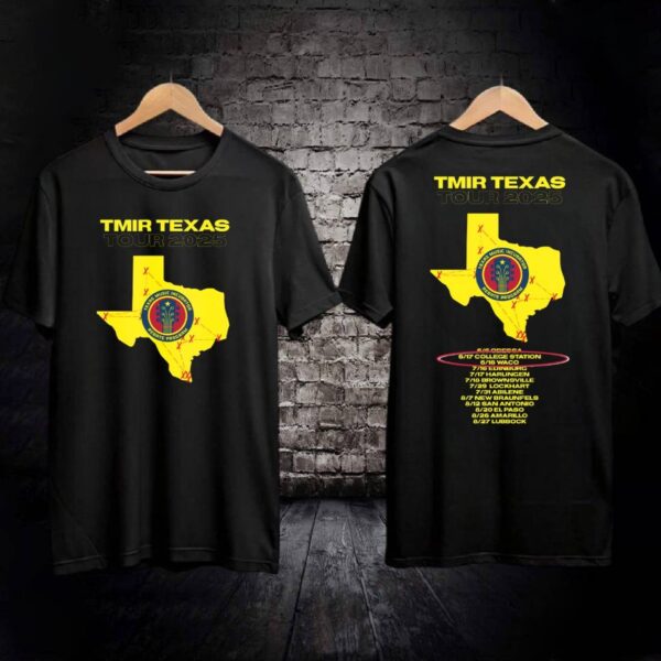 Texas Music Incubator Rebate Program Tour 2025 T-shirt YMeRubJ