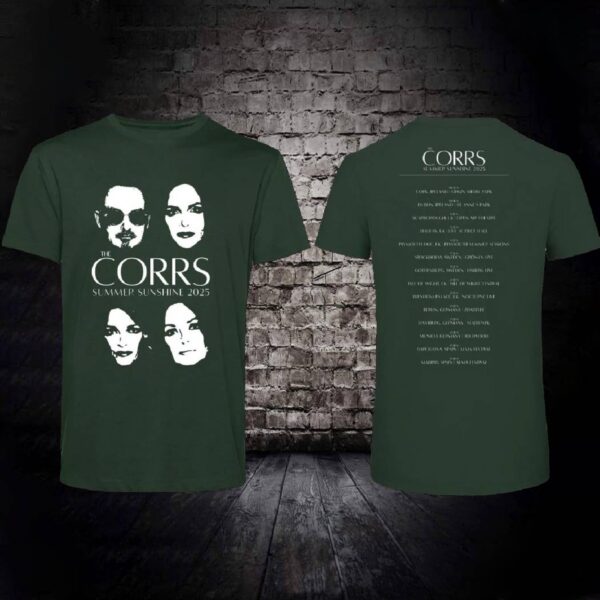 The Corrs 2025 Faces Line Up Unisex T-shirt-a nwZj172