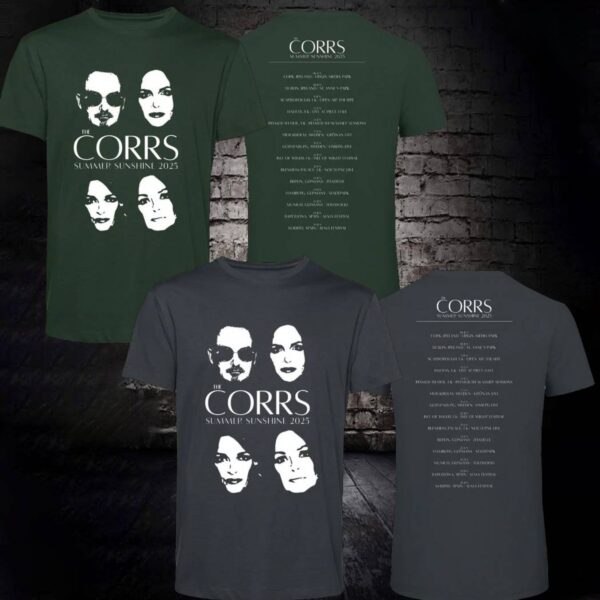 The Corrs 2025 Faces Line Up Unisex T-shirt tfkAJ2W