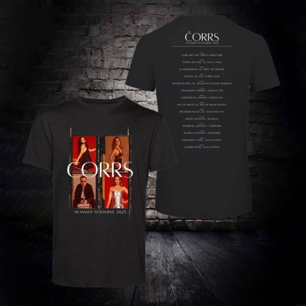 The Corrs Summer Sunshine 2025 Tour T-shirt rMoRBdj