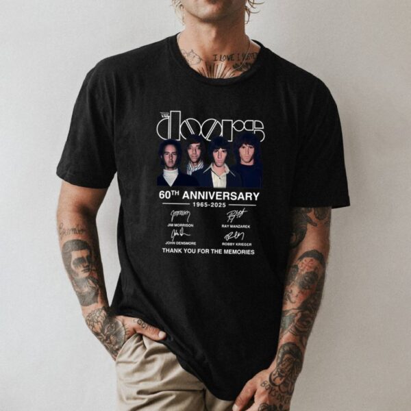 The Doors 60th Anniversary 1965-2025 T-shirt-b x4ShMCp