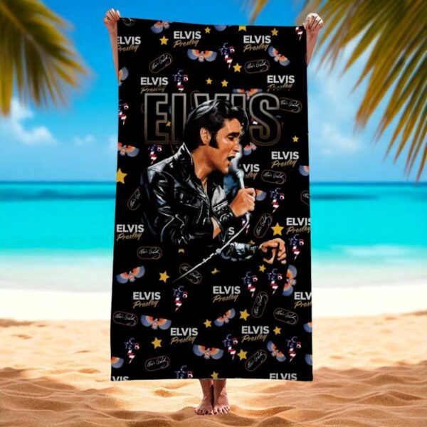 The King Elvis Presley Beach Towel oLy7WVj