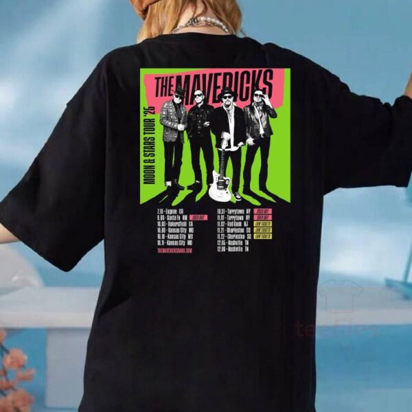 The Mavericks Moon & Stars Tour 2025 T-shirt-c i5ZVqlz