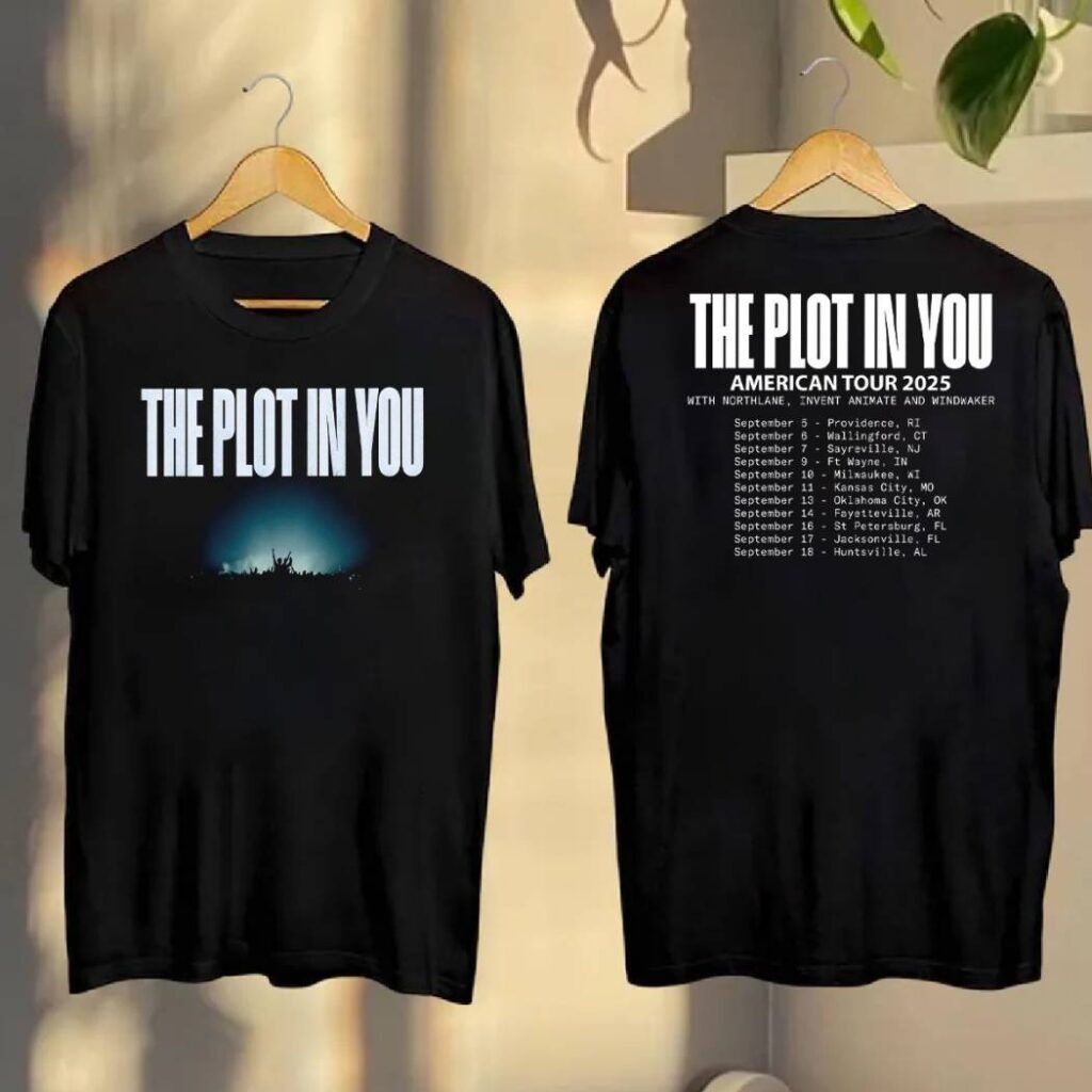 The Plot In You America Tour 2025 T-shirt - Ricardo Seco Shop