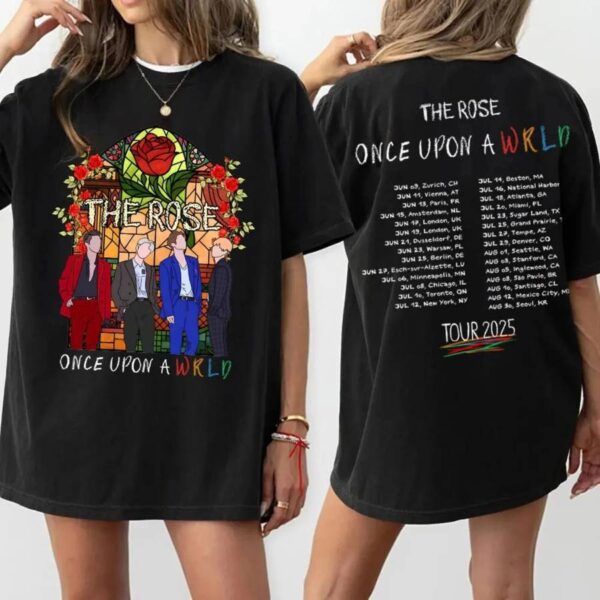 The Rose Once Upon A Wrld World Tour 2025 T-shirt 7neKDlN
