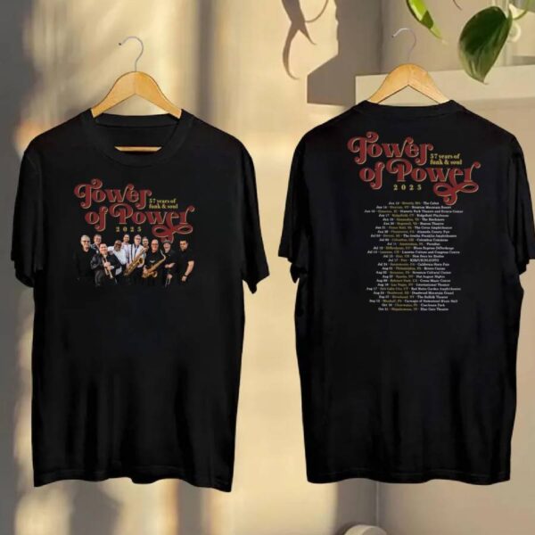 Tower Of Power 57 Years Of Funk & Soul Tour 2025 T-shirt mSF4rlR