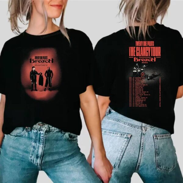Twenty One Pilots Breach Tour 2025 T-shirt 1rgv2Me