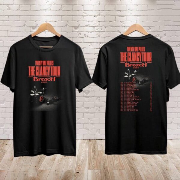 Twenty One Pilots The Clancy Tour 2025 Breach T-shirt-a BXatqJo