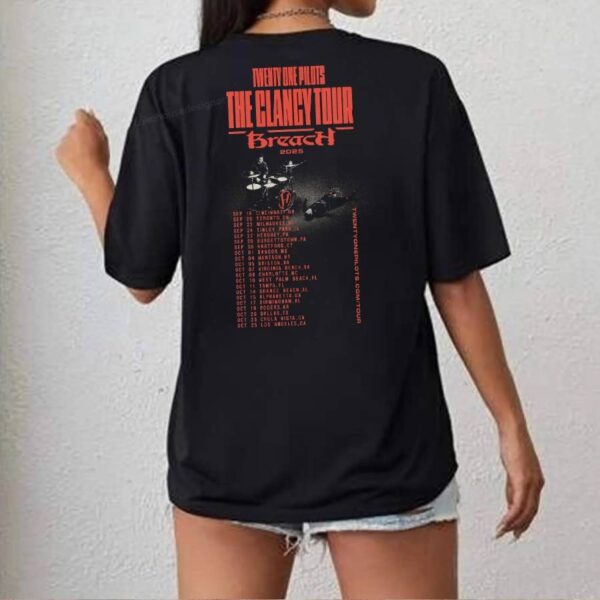 Twenty One Pilots The Clancy Tour 2025 Breach T-shirt-b 9aoirgj