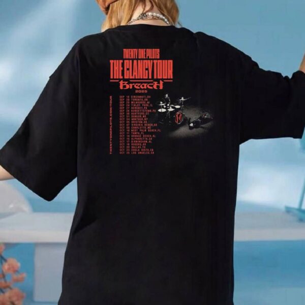 Twenty One Pilots The Clancy Tour Breach 2025 Tour T-shirt-b hjbRZPk