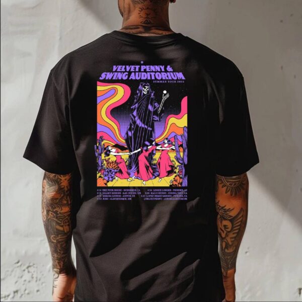 Velvet Penny & Swing Auditorium Summer Tour 2025 T-shirt-c rUkyt6L