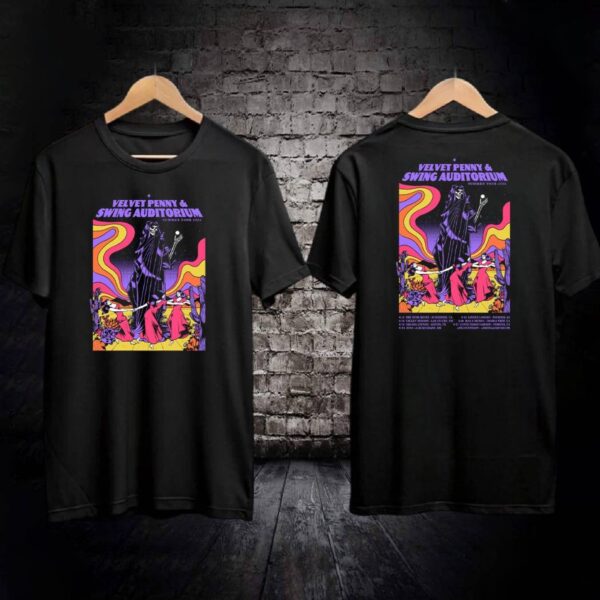 Velvet Penny & Swing Auditorium Summer Tour 2025 T-shirt BplhimF