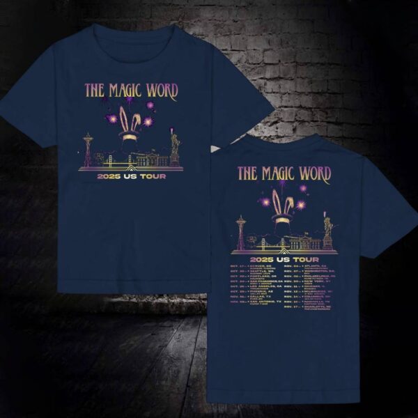 Voila The Magic Word 2025 Us Tour T-shirt-b WMk0DwZ