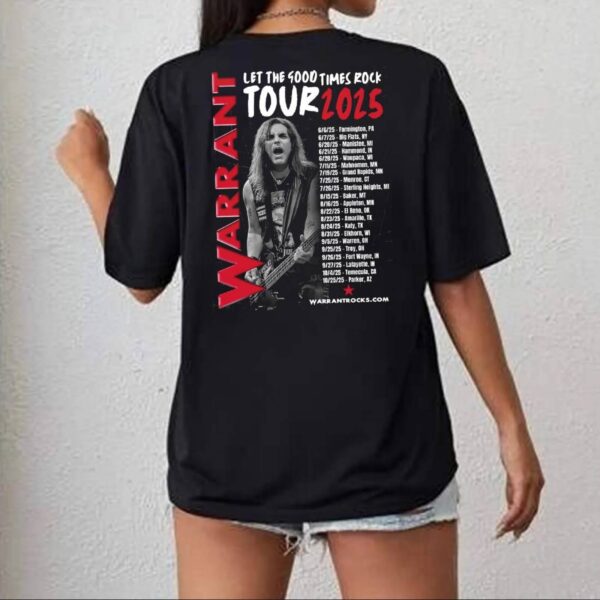 Warrant Let The 4000 Times Rock Tour 2025 T-shirt-c Ebwxr4T