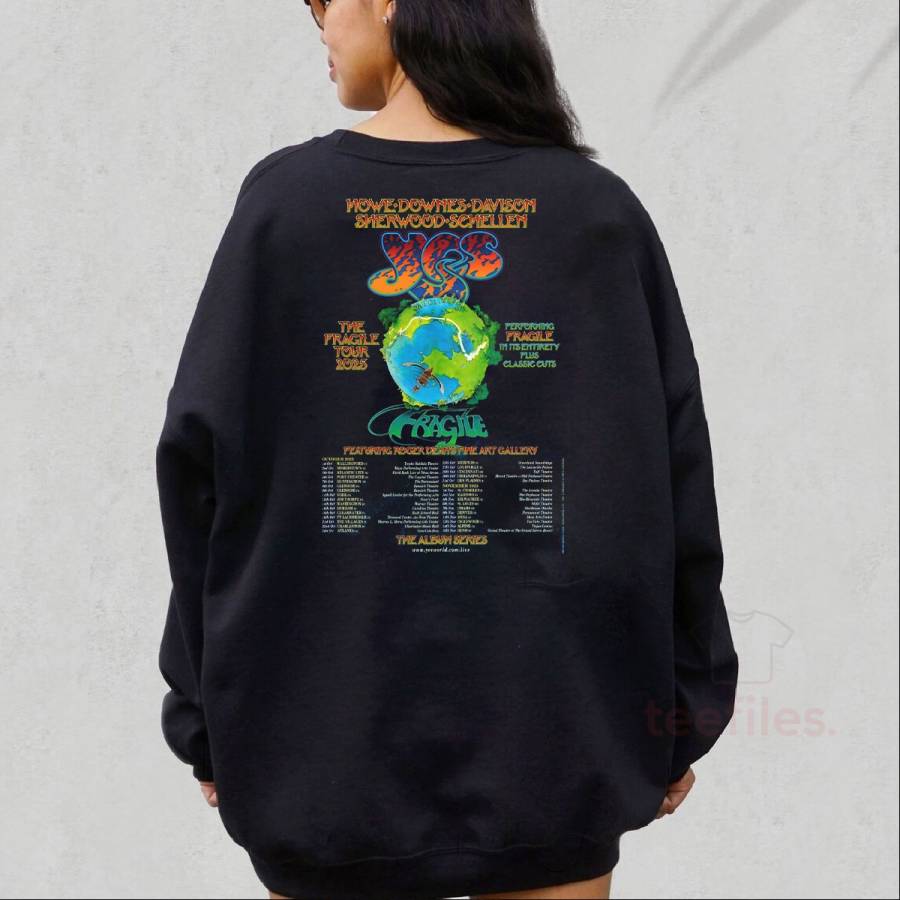 Yes The Fragile Tour 2025 T-shirt-b apzMilE