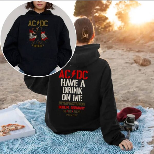 ACDC Have A Drink On Me Berlin Pwr Up Tour 2025 T-shirt-b 1XgDJL4