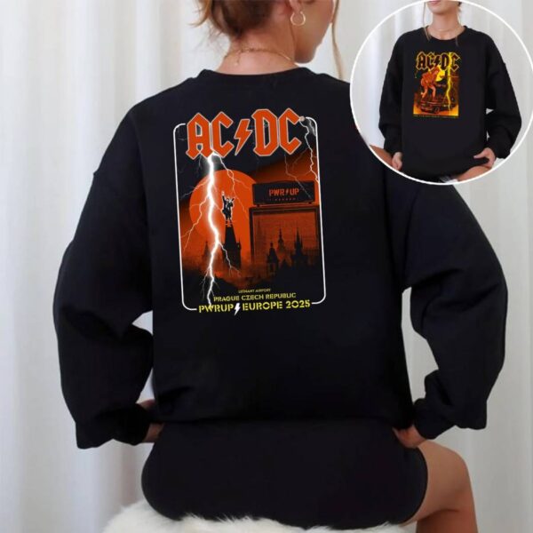 ACDC June 26th 2025 Prague Czech Republic Pwr Up Tour T-shirt-c PeJiDHq