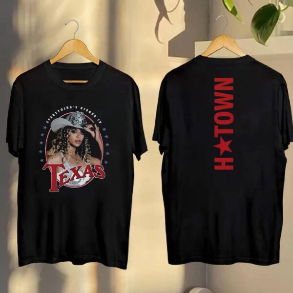 Beyonce Cowboy Carter Tour 2025 Cct Houston T-shirt Qf4Tx8D