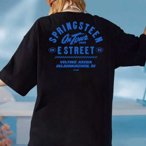 Bruce Springsteen And E Street Band Gelsenkirchen Germany 2025 Tour T-shirt-b kwRtIUD