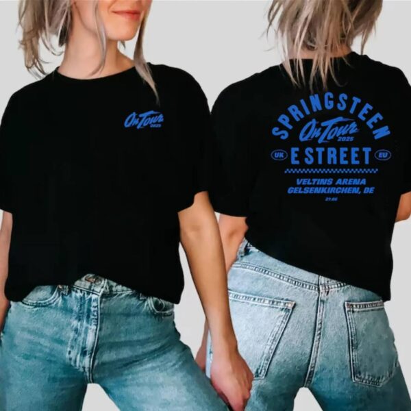 Bruce Springsteen And E Street Band Gelsenkirchen Germany 2025 Tour T-shirt rNAIzjZ
