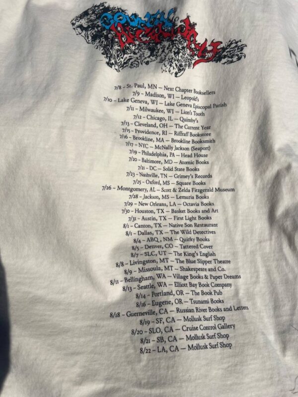 County Highway Galloping Beaver Summer Tour 2025 T-shirt-b RdInfrm