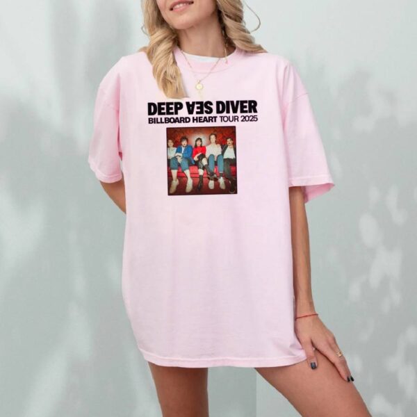 Deep Sea Diver Billboard Heart Tour 2025 T-shirt-b oSGOeW3