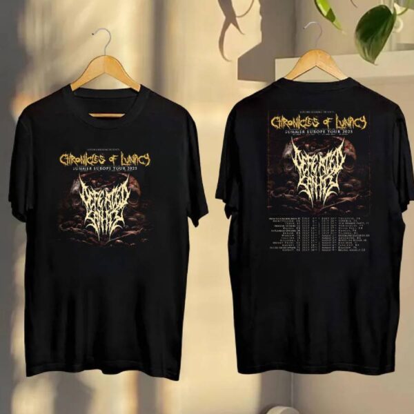 Defeated Sanity Chronicles Of Lunacy Summer Europe Tour 2025 T-shirt b9kKt5F