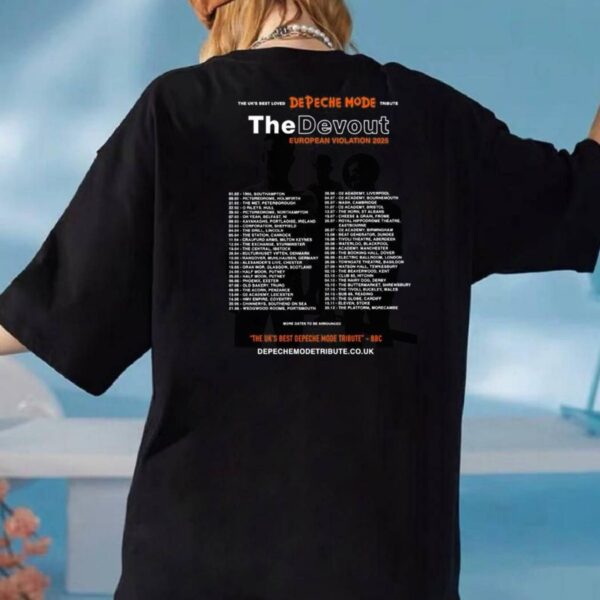 Depeche Mode The Devout European Violation 2025 Tour T-shirt-b gPwFvUy
