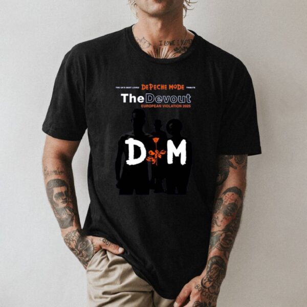 Depeche Mode The Devout European Violation 2025 Tour Unisex Tee-a jICYwlh